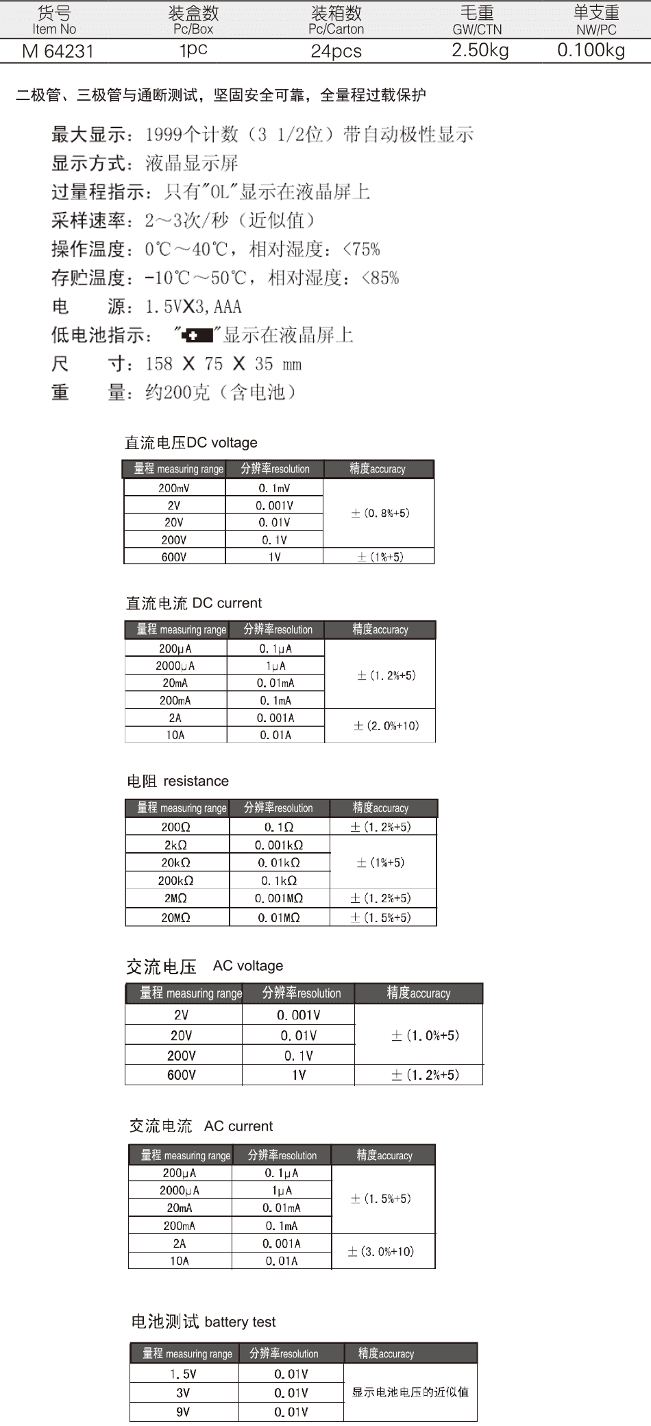 數(shù)顯萬用表(圖1)