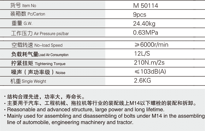 12.5mm工業(yè)級(jí)氣扳機(jī)(圖1)