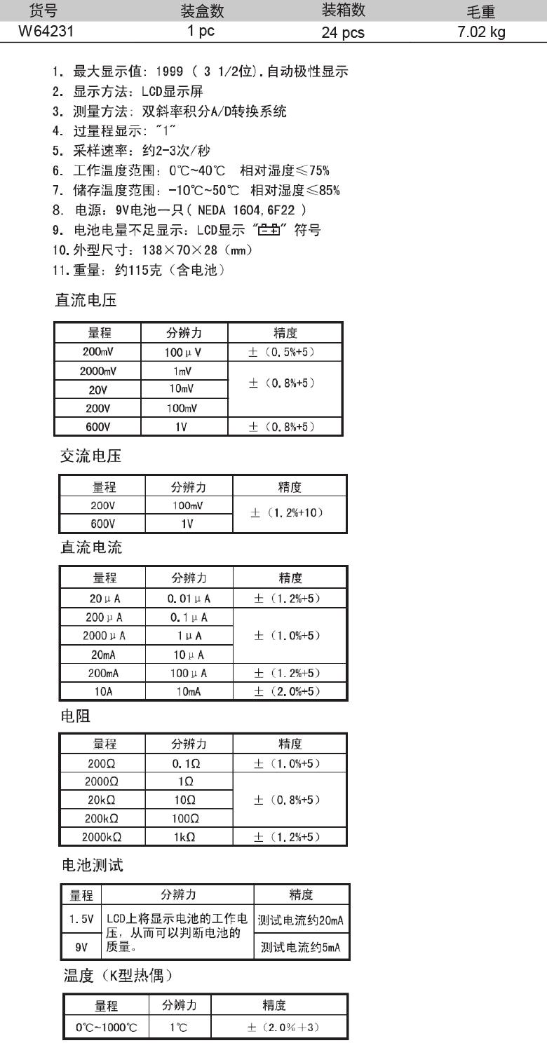 數(shù)顯萬(wàn)用表(圖1)